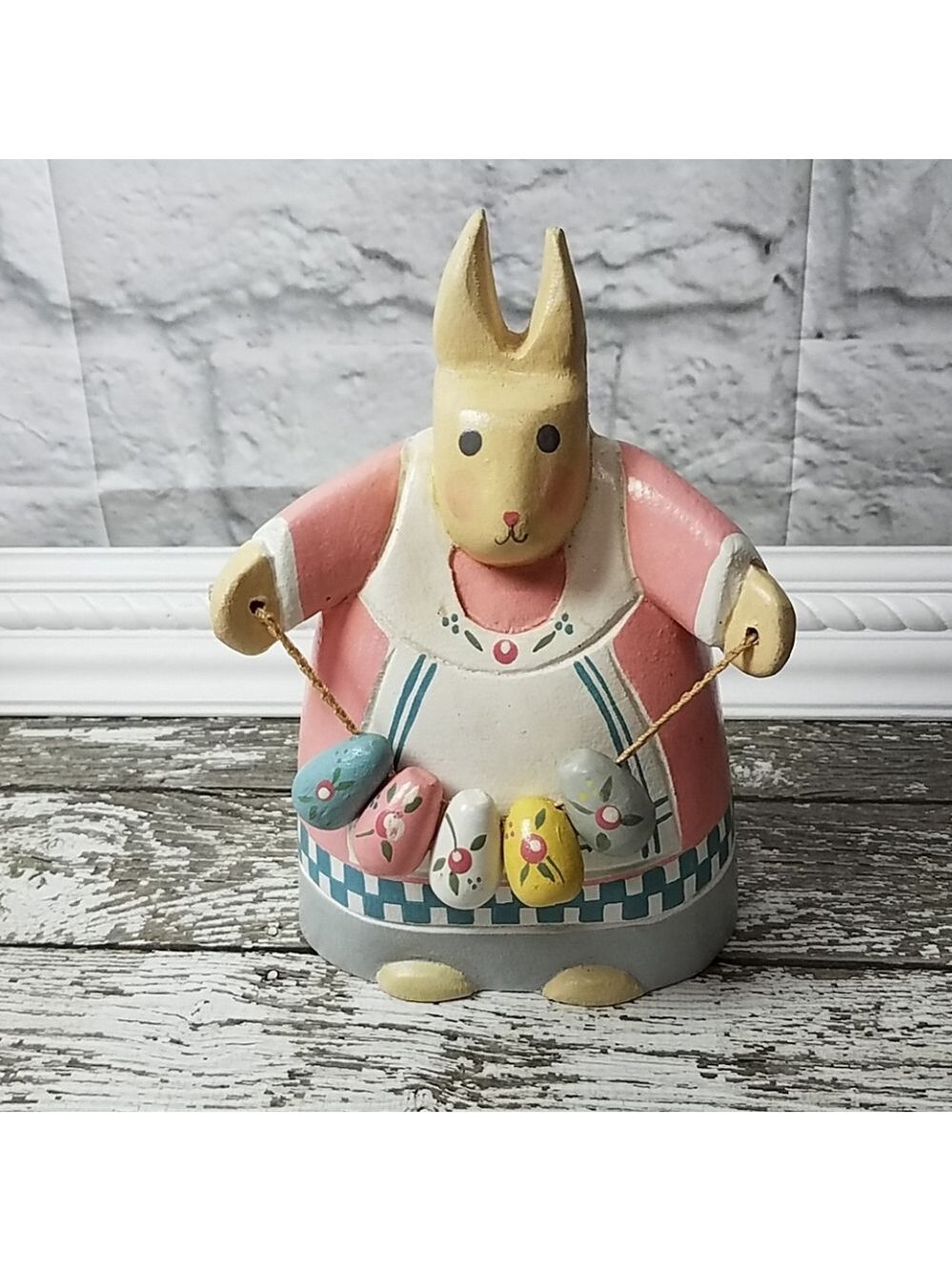 RARE Wooden Mother Bunny Rabbit figure Midwest Cannon - Picture 2 of 5